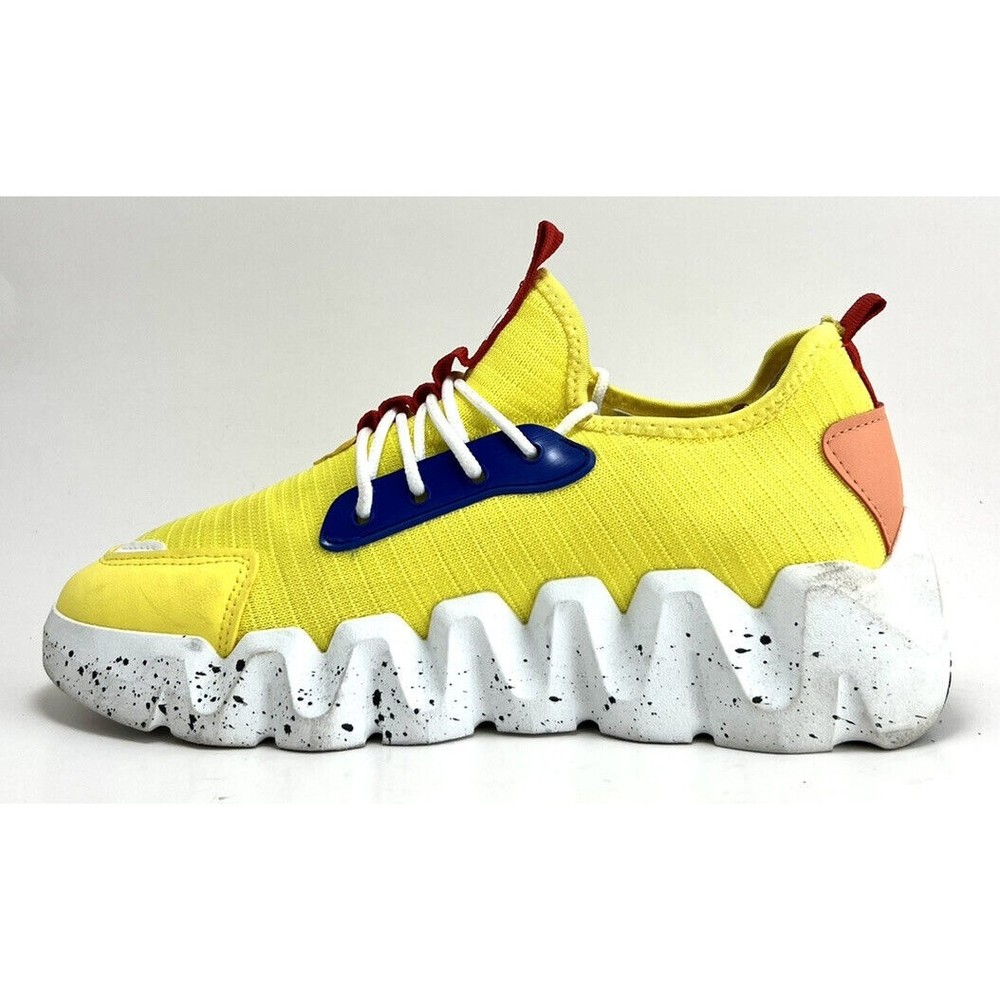 Pony Zig Tech Mars Yellow Lace Up Women’s Sneakers PP Mars2 Size 10 - Picture 4 of 10